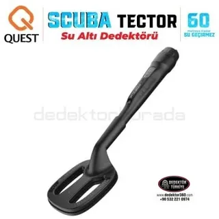 Quest Metal Detectors Scuba Tector Su Altı Dedektörü - Siyah