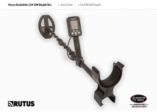 Rutus Versa Dedektör (24CM DD Başlık İle)