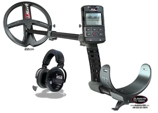 XP Deus 2 Dedektör (Ana Ünite, WSA2XL Kablosuz Kulaklık ve 22CM FMF Başlık ile)
