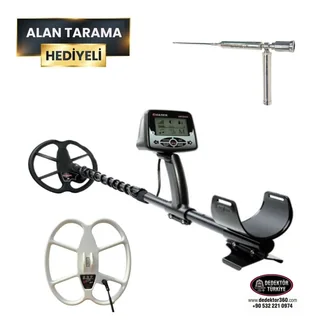 Detech Chaser Çift Başlıklı Profesyonel VLF Dedektör