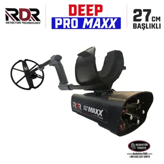 RDR Deep Pro Maxx Derin Arama Dedektörü - 6 kHz 27cm Başlıklı Paket