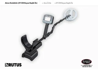 Rutus Atrex Dedektör (29CM Beyaz Başlık İle)