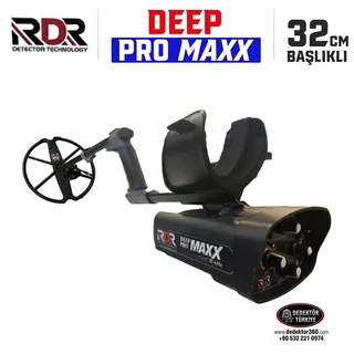 RDR Deep Pro Maxx Derin Arama Dedektörü - 6 kHz 32cm Başlıklı Paket