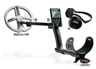XP Deus Dedektör (Ana Ünite, WS4 Kablosuz Kulaklık ve 22CM HF Başlık ile)