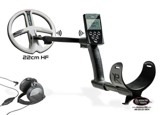XP DEUS Metal Dedektör - Ana Kontrol Ünitesi FX03 Kablolu Kulaklık 22 cm HF Başlık ile