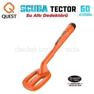 QUEST Quest Metal Detectors Scuba Tector Su Altı Dedektörü - Turuncu