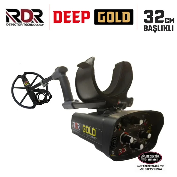 RDR Rdr Gold Altın Dedektörü - 18khz 32cm Başlıklı Paket