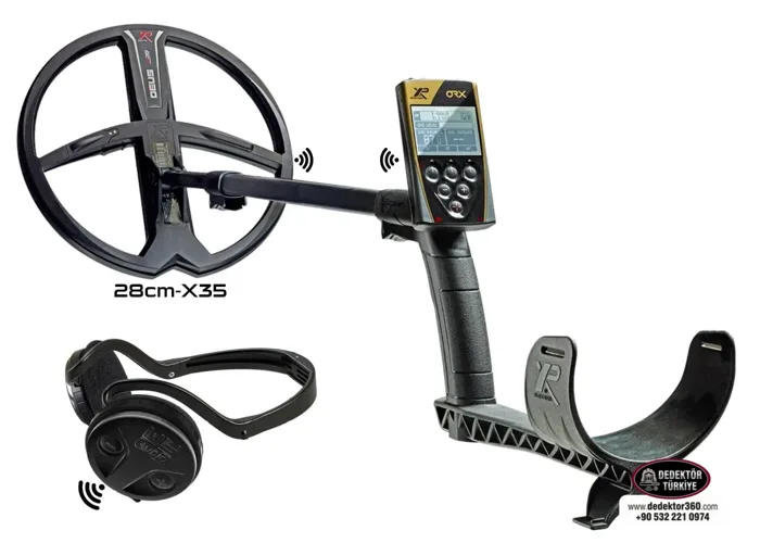XP XP ORX Dedektör (Ana Ünite, WSA Kablosuz Kulaklık ve 28CM X35 Başlık İle)