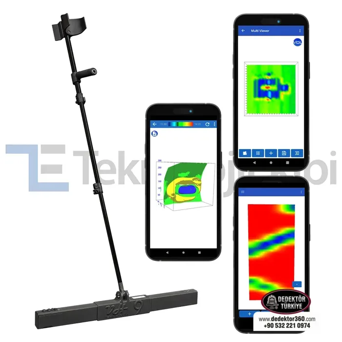 TEKNOLOJİ EKİBİ Teknoloji Ekibi VH-9 Gradiometre+Multisensör Yeraltı Görüntüleme Cihazı