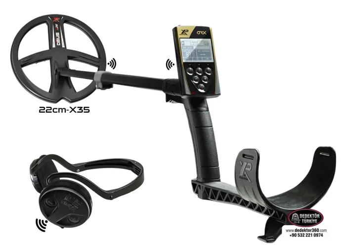 XP XP ORX Dedektör (Ana Ünite, WSA Kablosuz Kulaklık ve 22CM X35 Başlık İle)