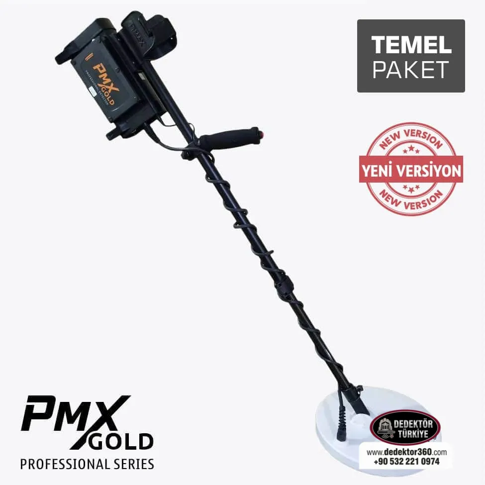 PMX Gold Profesyonel Altın ve Define Dedektörü - Temel Paket