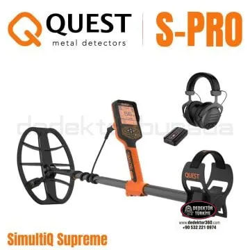Quest Metal Detectors S-Pro SimultiQ Supreme - Metal Dedektör