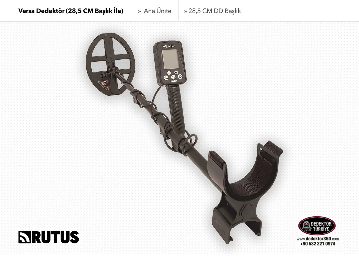 Rutus Versa Dedektör (28,5CM DD Başlık İle)