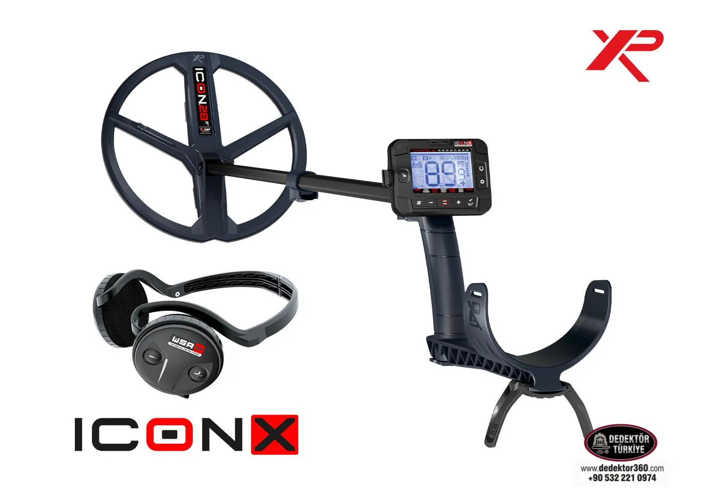 XP ICONX Dedektör (WSA ST Kablosuz Kulaklık ve 28CM Başlık İle)